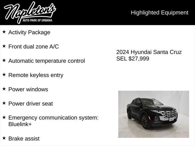 used 2024 Hyundai SANTA CRUZ car, priced at $27,999