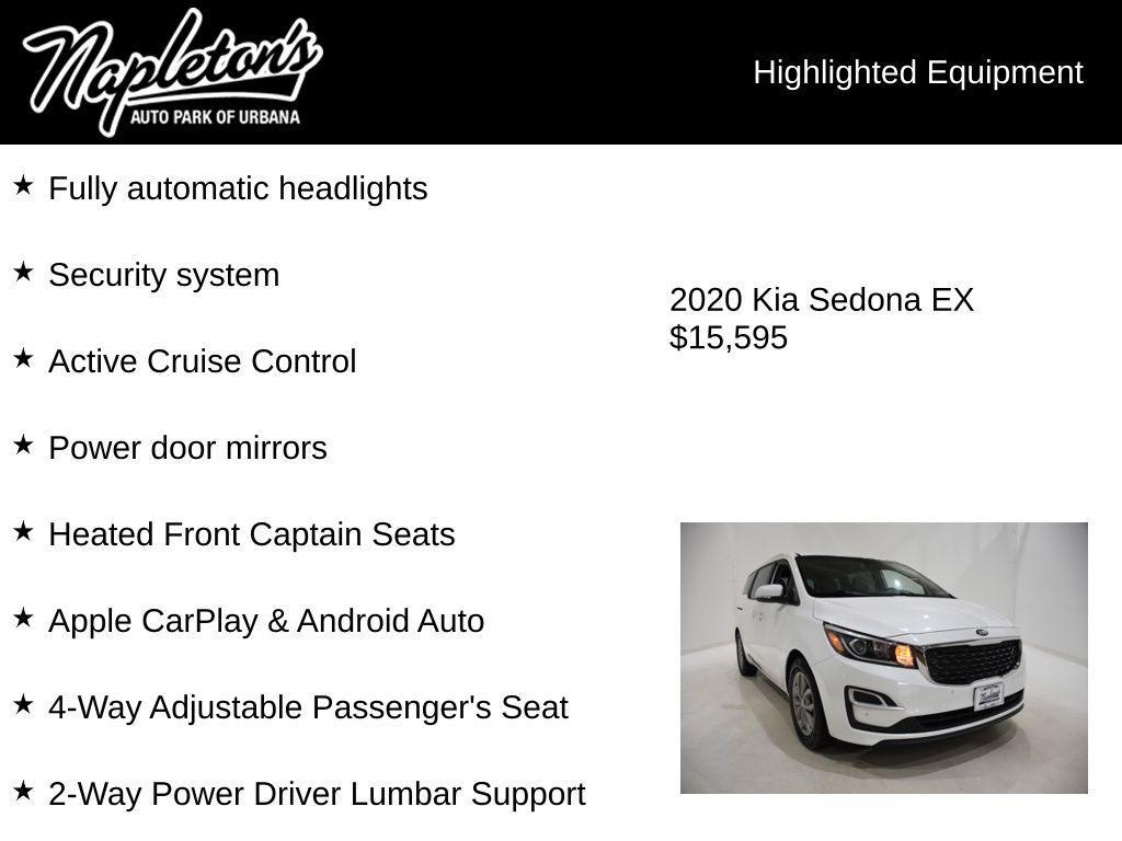 used 2020 Kia Sedona car, priced at $15,595