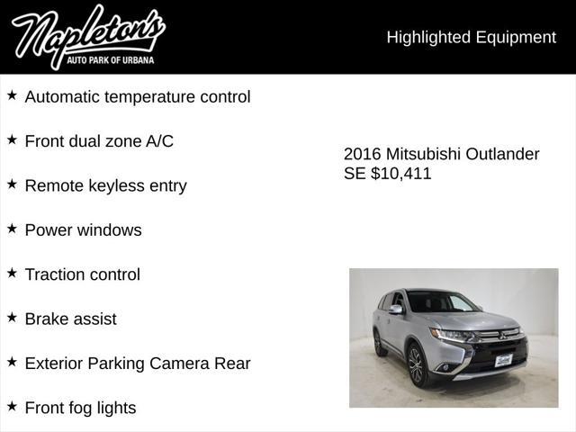 used 2016 Mitsubishi Outlander car, priced at $10,200