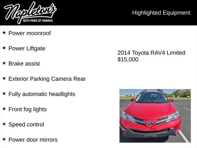 used 2014 Toyota RAV4 car, priced at $15,000
