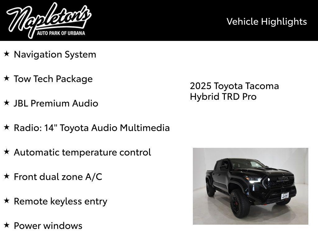 new 2025 Toyota Tacoma car, priced at $65,260