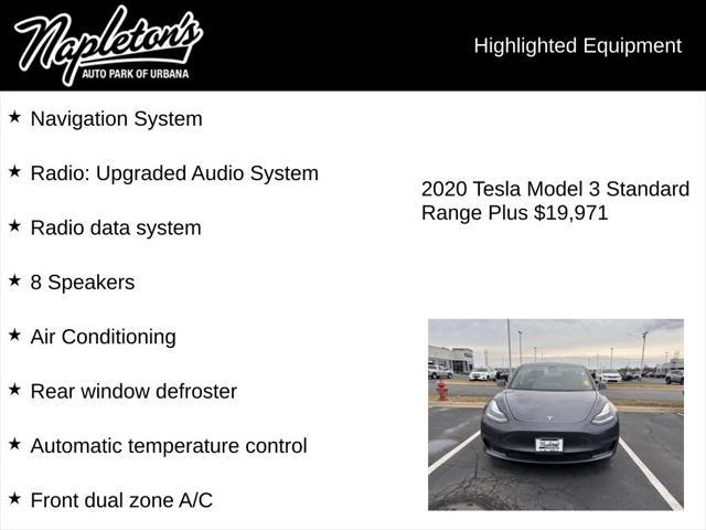 used 2020 Tesla Model 3 car, priced at $19,971