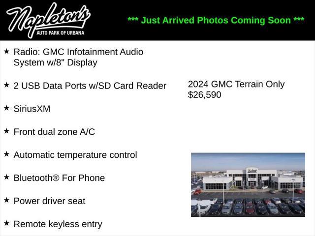 used 2024 GMC Terrain car, priced at $26,590