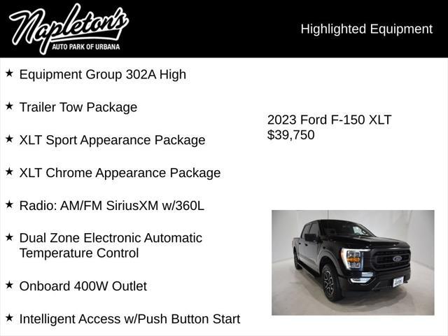 used 2023 Ford F-150 car, priced at $39,750