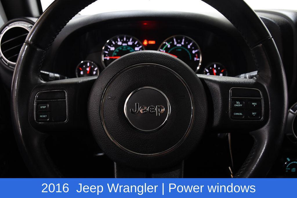 used 2016 Jeep Wrangler Unlimited car, priced at $15,000
