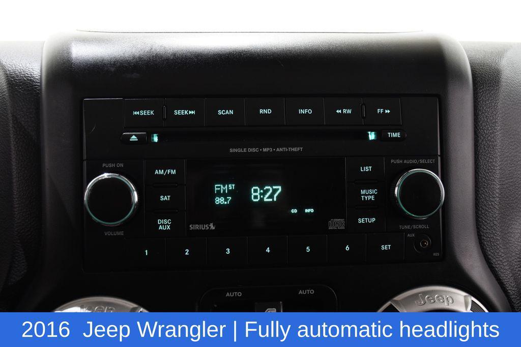used 2016 Jeep Wrangler Unlimited car, priced at $15,000