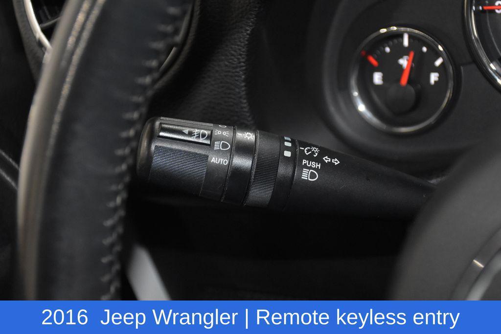 used 2016 Jeep Wrangler Unlimited car, priced at $15,000