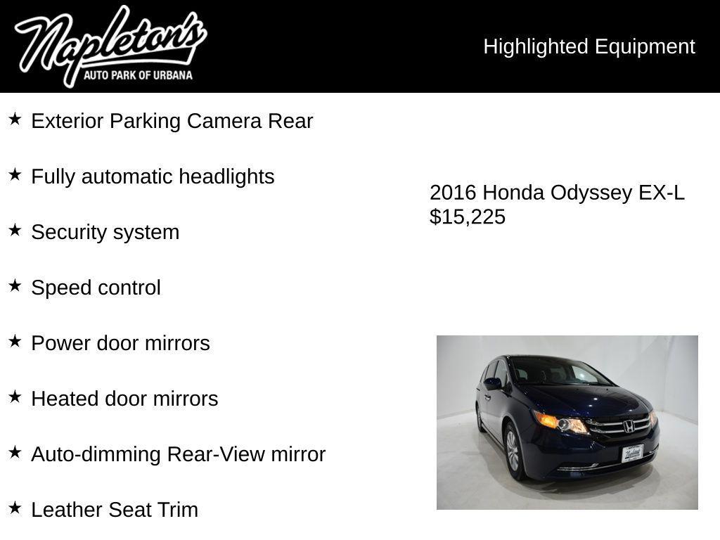 used 2016 Honda Odyssey car, priced at $15,225