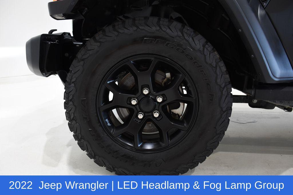 used 2022 Jeep Wrangler car, priced at $29,500