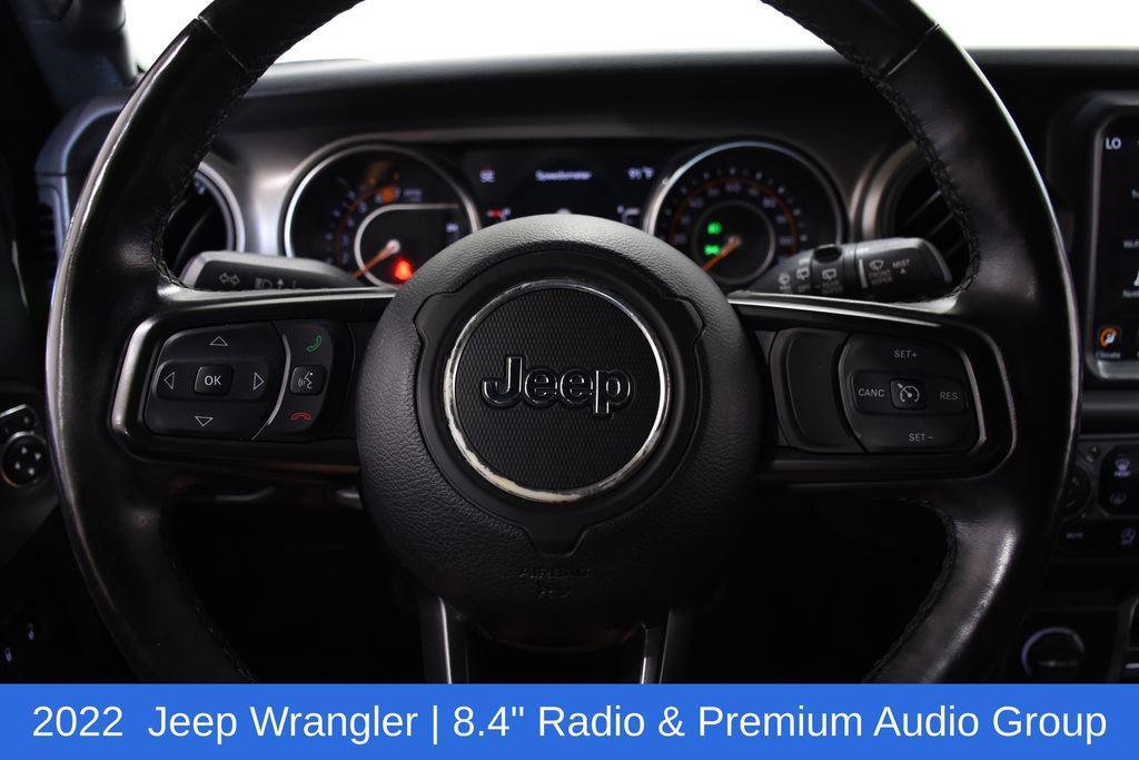 used 2022 Jeep Wrangler car, priced at $29,500