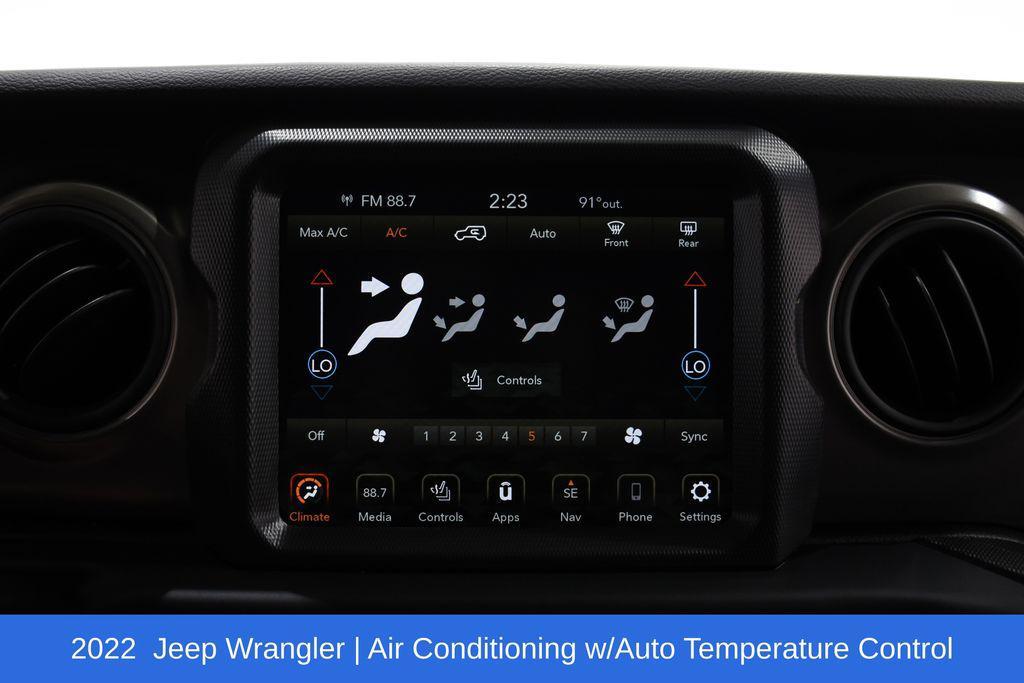 used 2022 Jeep Wrangler car, priced at $29,500
