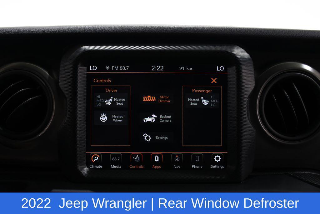 used 2022 Jeep Wrangler car, priced at $29,500