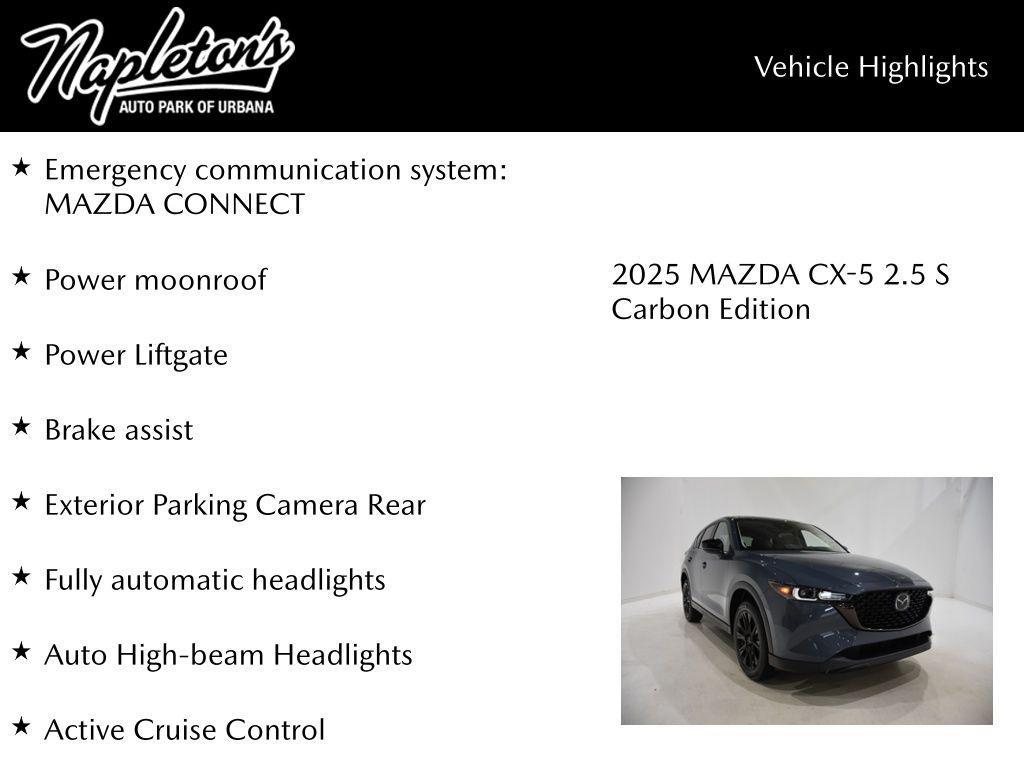 new 2025 Mazda CX-5 car, priced at $32,680