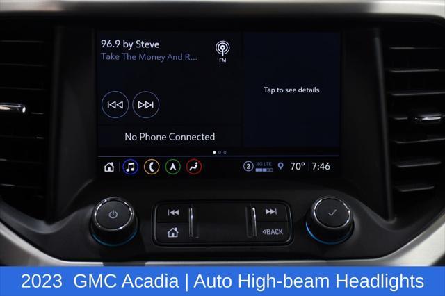 used 2023 GMC Acadia car, priced at $25,500