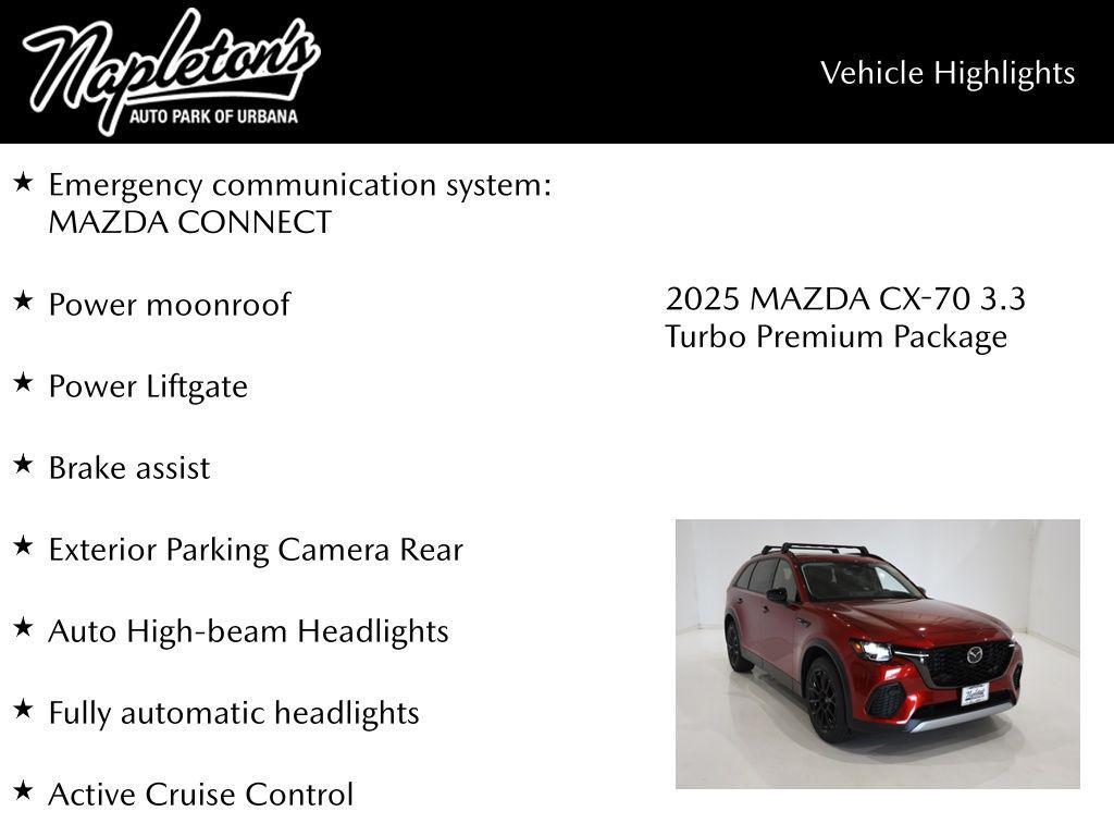 new 2025 Mazda CX-70 car, priced at $45,231
