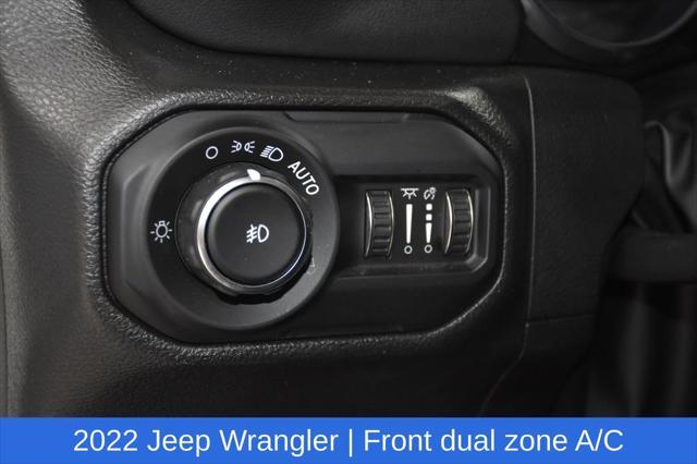 used 2022 Jeep Wrangler Unlimited car, priced at $39,595