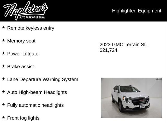 used 2023 GMC Terrain car, priced at $21,433
