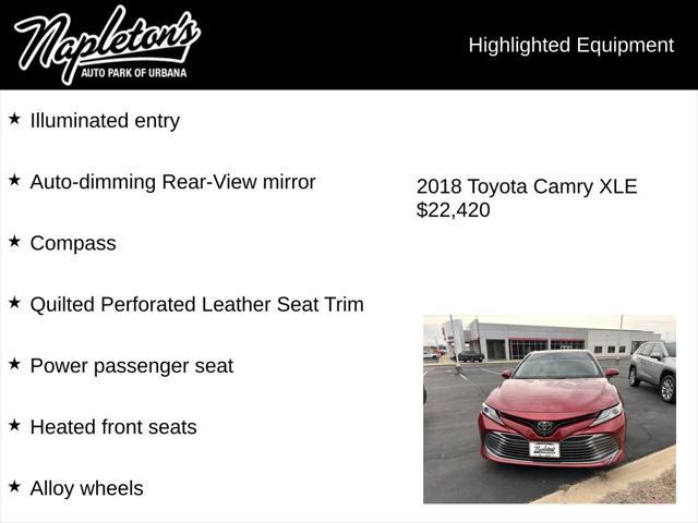 used 2018 Toyota Camry car, priced at $22,420