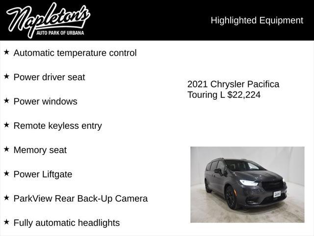 used 2021 Chrysler Pacifica car, priced at $22,224