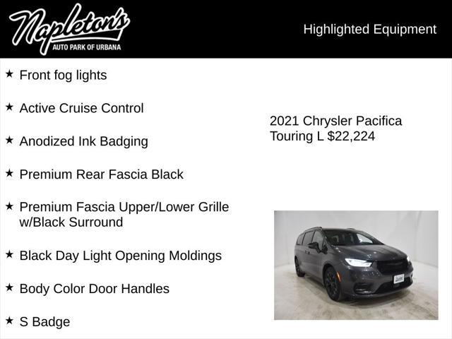 used 2021 Chrysler Pacifica car, priced at $22,224