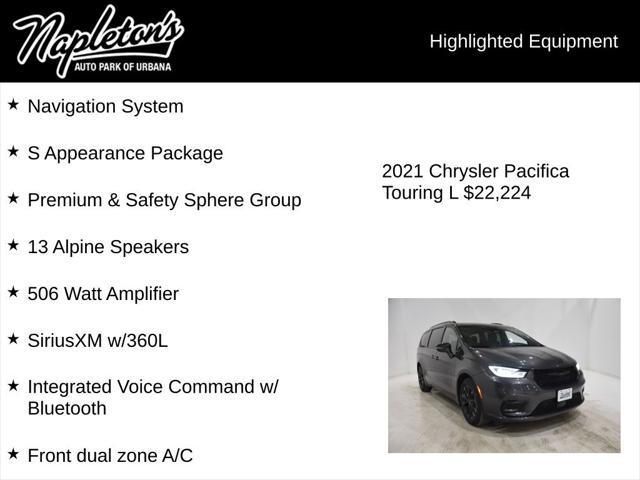 used 2021 Chrysler Pacifica car, priced at $22,224