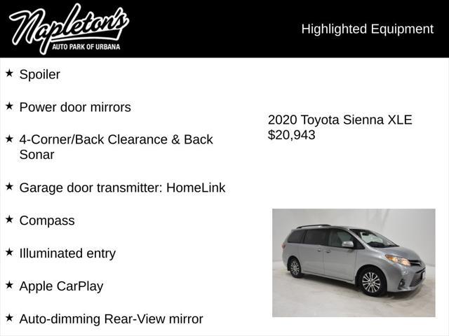 used 2020 Toyota Sienna car, priced at $20,500