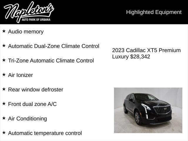 used 2023 Cadillac XT5 car, priced at $28,342