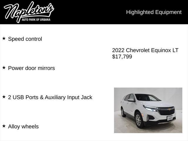 used 2022 Chevrolet Equinox car, priced at $17,799