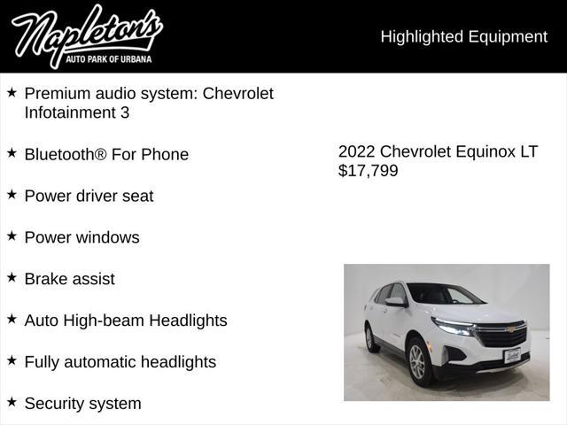 used 2022 Chevrolet Equinox car, priced at $17,799