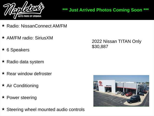 used 2022 Nissan Titan car, priced at $30,887