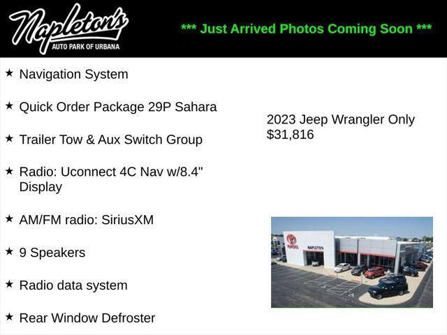 used 2023 Jeep Wrangler 4xe car, priced at $31,816