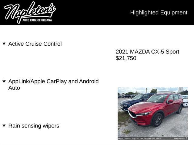 used 2021 Mazda CX-5 car, priced at $21,750