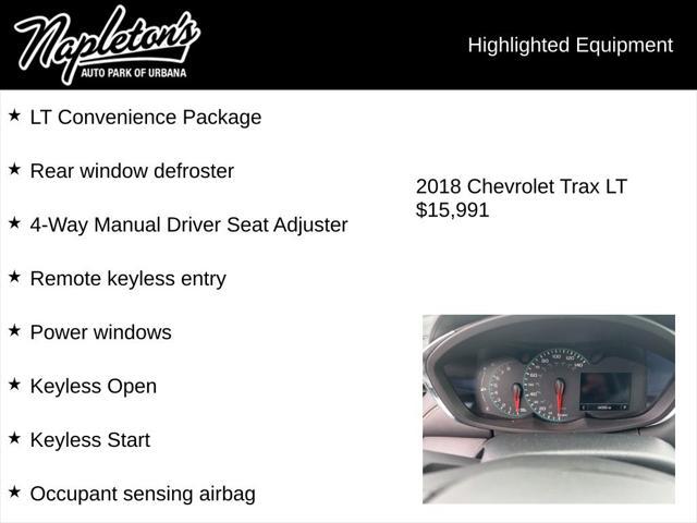 used 2018 Chevrolet Trax car, priced at $15,991