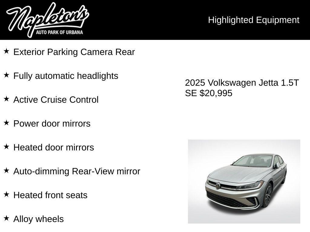 used 2025 Volkswagen Jetta car, priced at $20,995