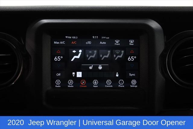 used 2020 Jeep Wrangler Unlimited car, priced at $22,650