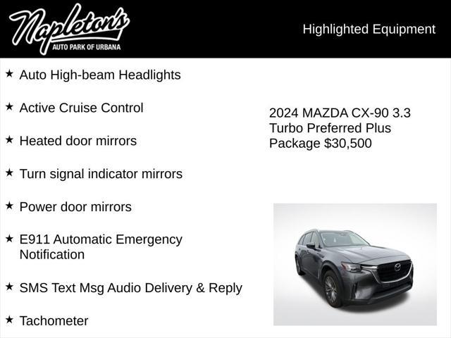used 2024 Mazda CX-90 car, priced at $30,000