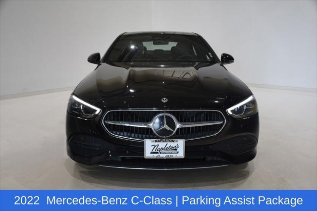 used 2022 Mercedes-Benz C-Class car, priced at $35,900