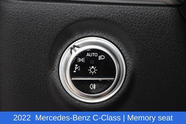 used 2022 Mercedes-Benz C-Class car, priced at $35,900