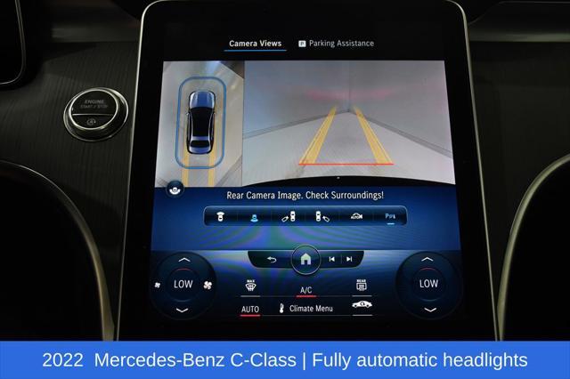 used 2022 Mercedes-Benz C-Class car, priced at $35,900