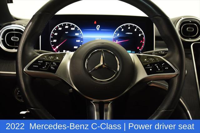 used 2022 Mercedes-Benz C-Class car, priced at $35,900