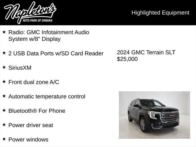 used 2024 GMC Terrain car, priced at $25,000