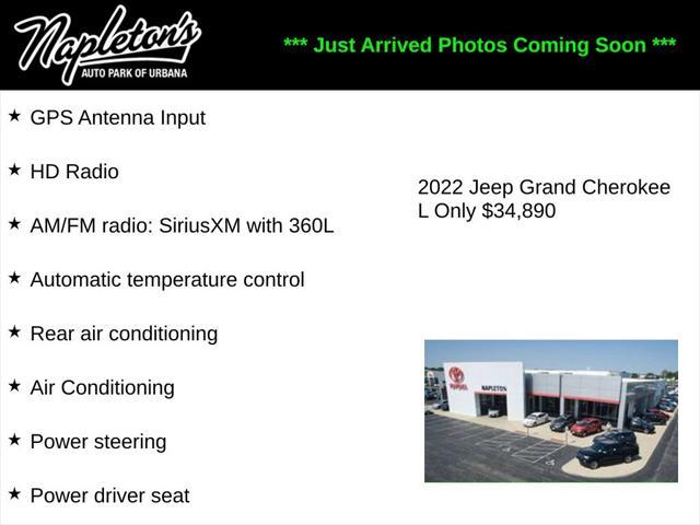 used 2022 Jeep Grand Cherokee L car, priced at $34,389