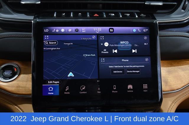 used 2022 Jeep Grand Cherokee L car, priced at $45,000