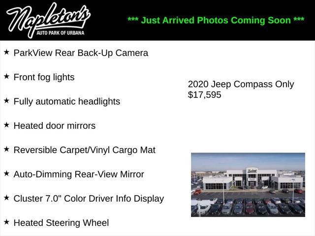 used 2020 Jeep Compass car, priced at $17,595