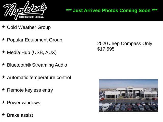 used 2020 Jeep Compass car, priced at $17,595