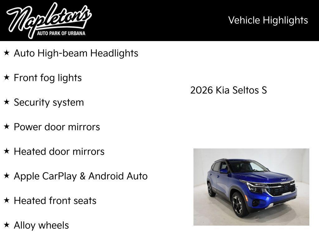 new 2026 Kia Seltos car, priced at $27,638
