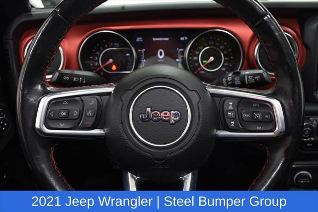 used 2021 Jeep Wrangler Unlimited car, priced at $36,552