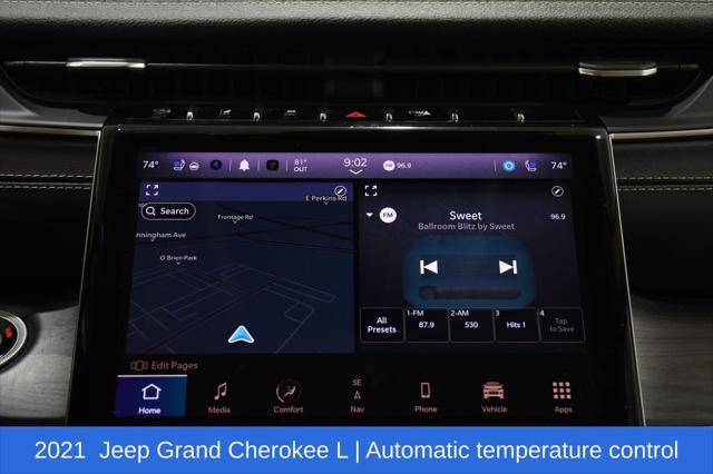 used 2021 Jeep Grand Cherokee L car, priced at $30,500