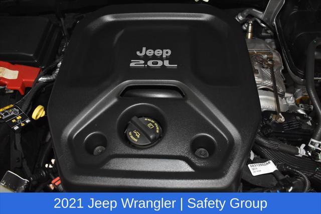 used 2021 Jeep Wrangler Unlimited car, priced at $37,415