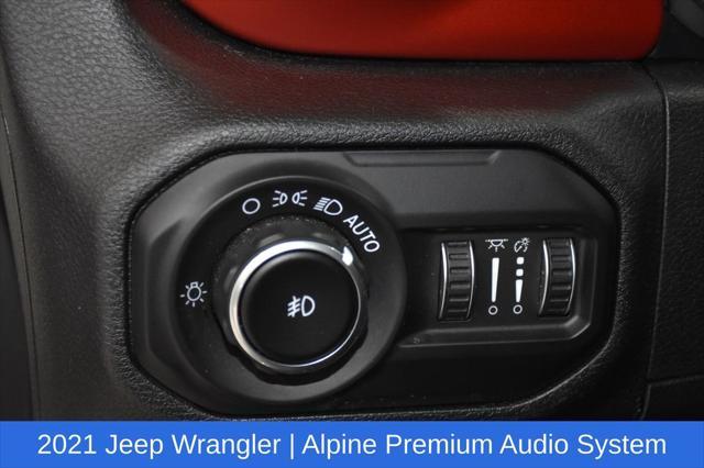 used 2021 Jeep Wrangler Unlimited car, priced at $37,415